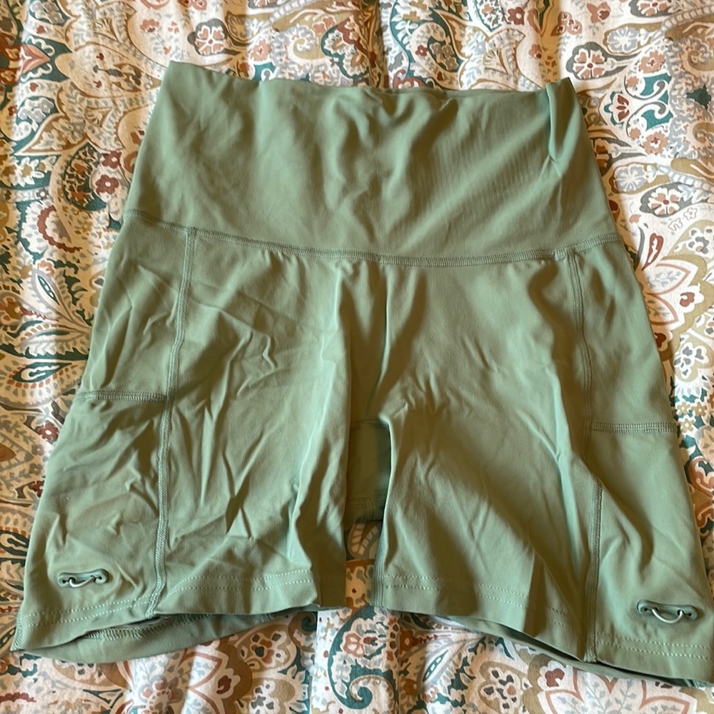 Sage green legacy gymshark shorts